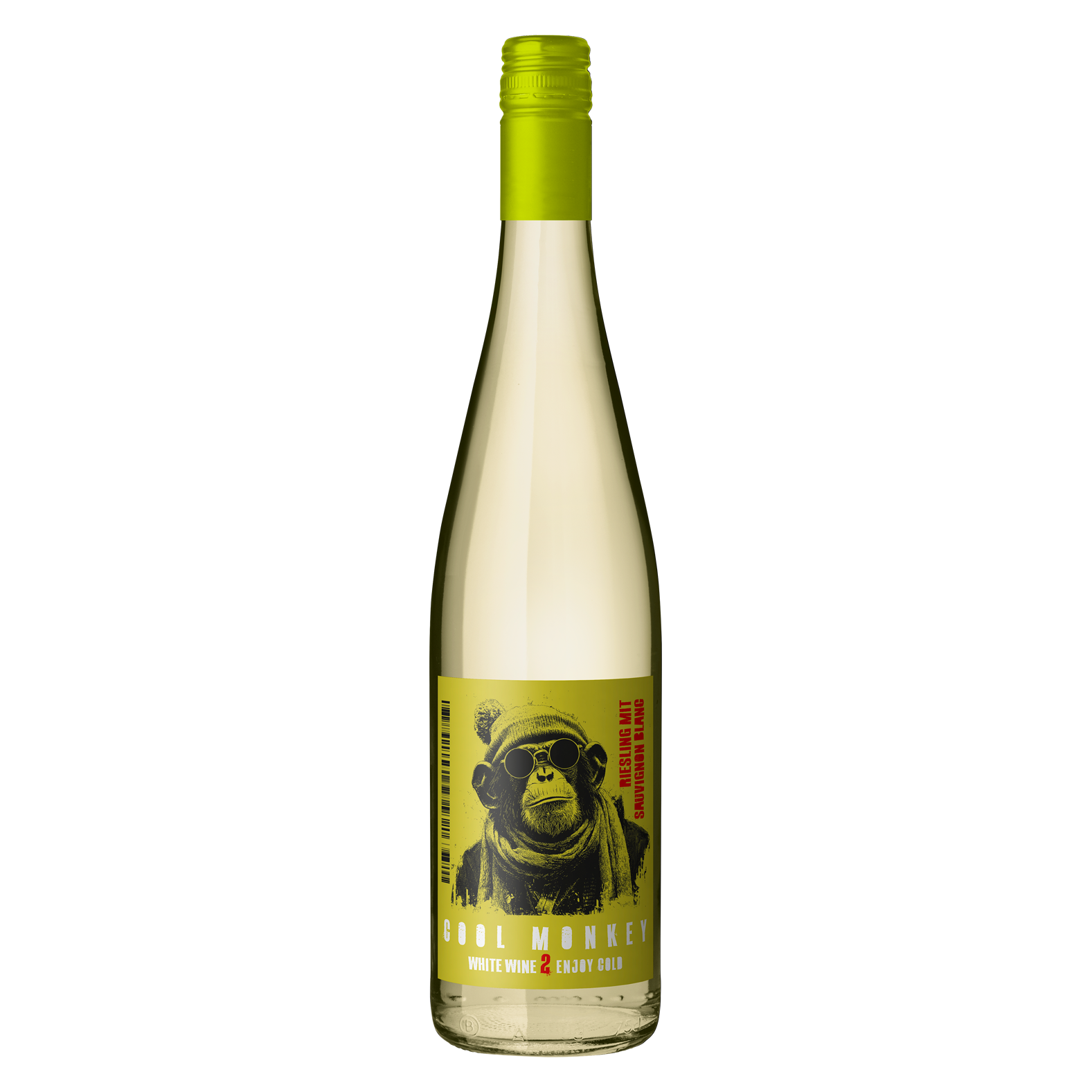 CoolMonkey-Weiss-1577 cool monkey Riesling mit Sauvignon Blanc