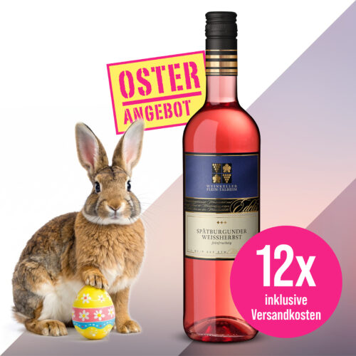 Oster-Angebot 12 x Spätburgunder Weissherbst