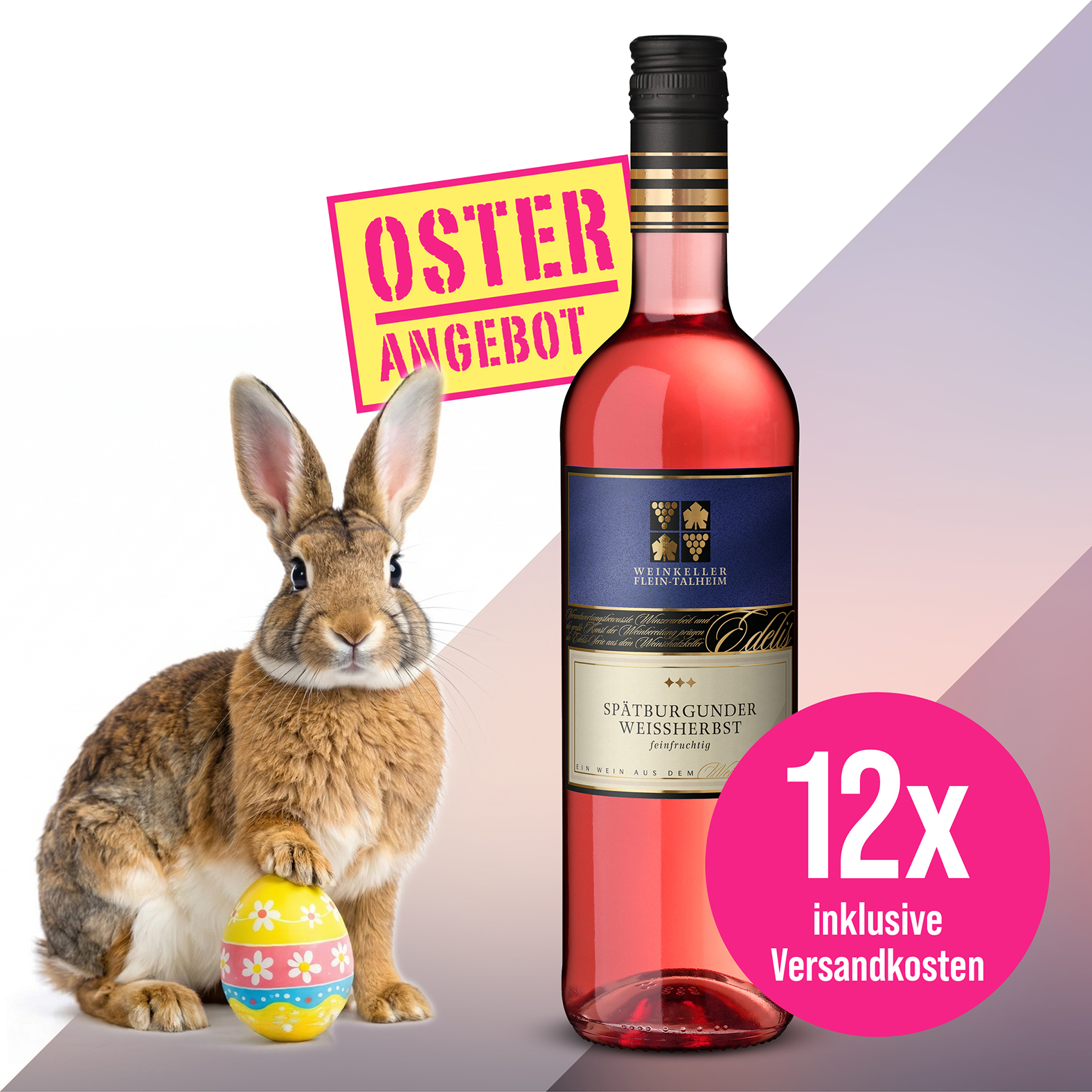 Oster-Angebot 12 x Spätburgunder Weissherbst